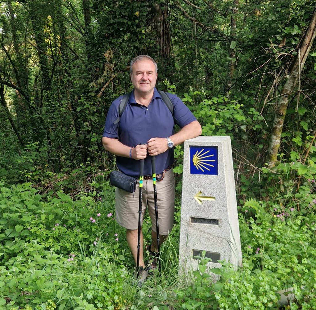 Juan en el Camino de Santiago